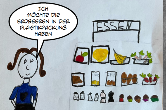 Comic: Die neue Schülerin