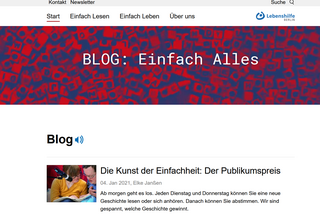 Blog in einfacher Sprache