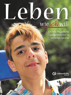 Titel des Magazins zeigt jungen Mann (Foto: H.-D. Beyer; Layout: Ina Beyer)