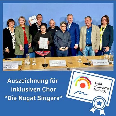 Auszeichnung für die Nogat Singers