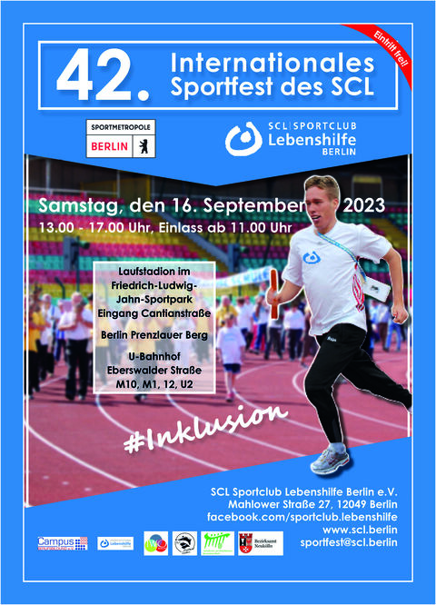 Flyer Sportfest SCL 2023